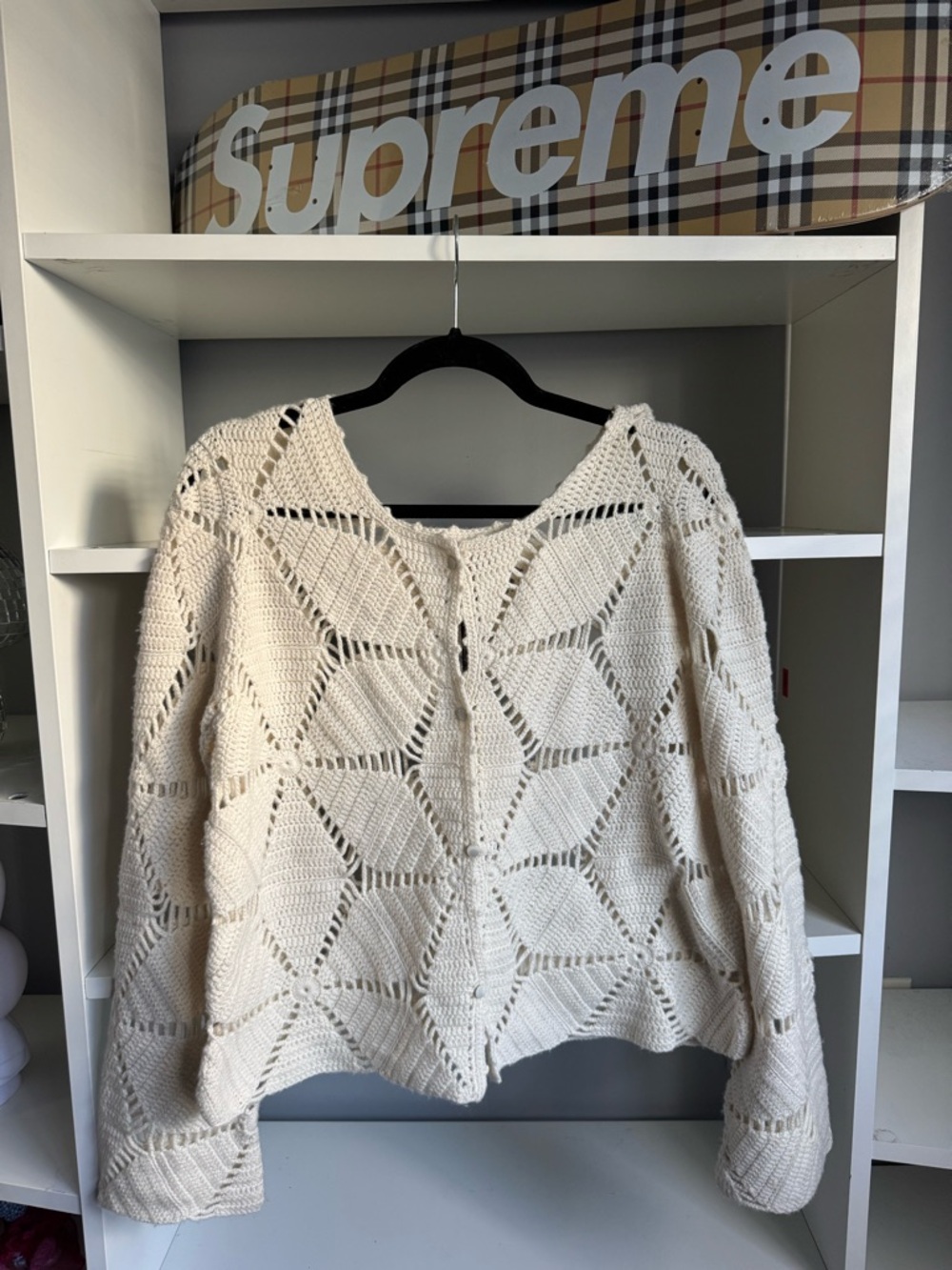 Naked Cashmere crochet cardigan sweater